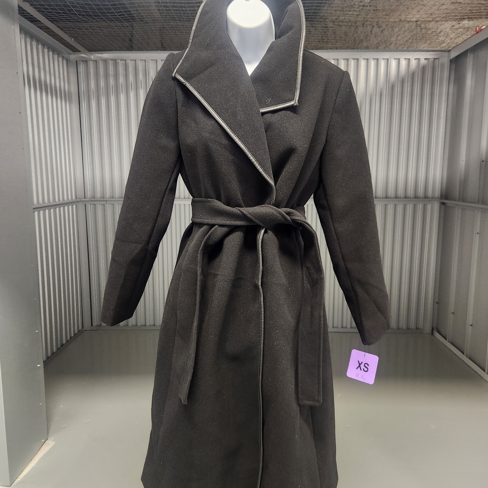 Women's Black Wool Coat